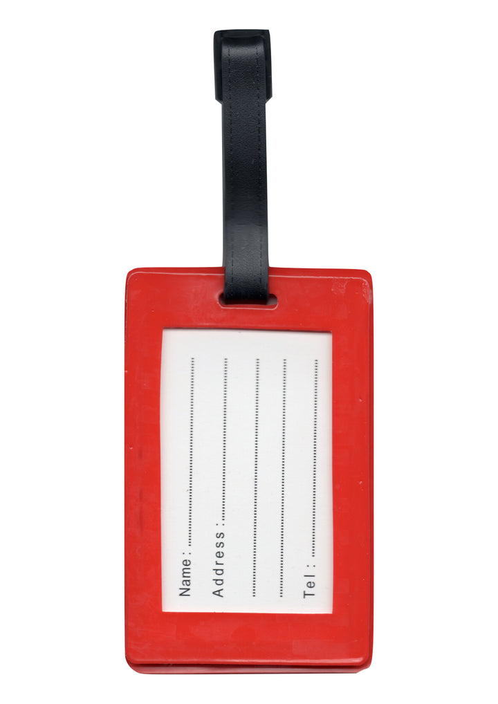 Red keyboard &amp; music symbols design bag instrument case luggage tag