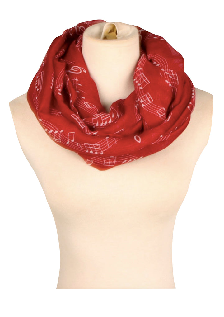 Musical symbols quality viscose rectangle neck scarf shawl 182cm X 82
