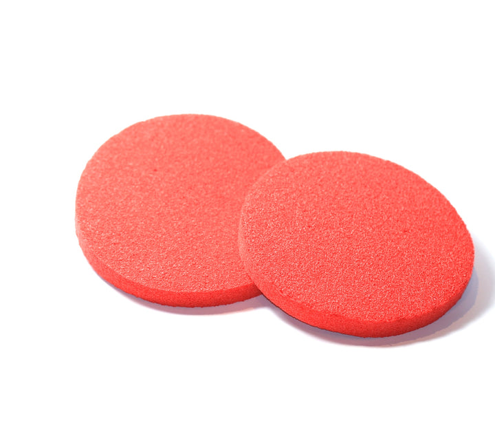 2 round rubber sponge violin viola shoulder rest fits all sizes