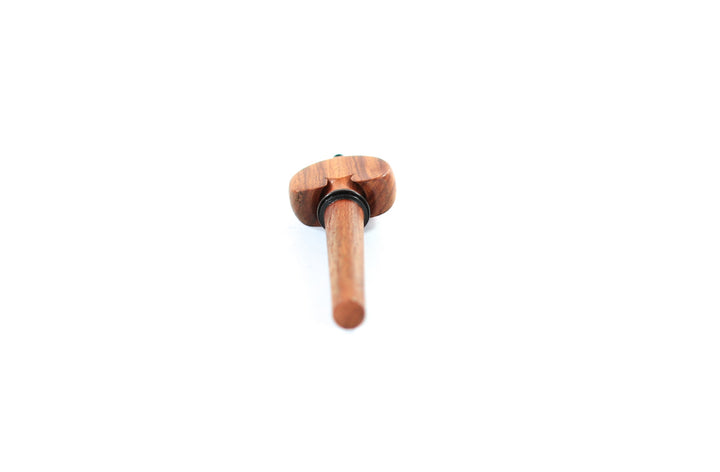Set of 4 rosewood heart shaped violin tuning pegs 3/4 size