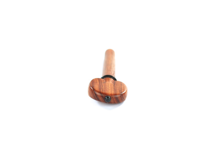 Set of 4 rosewood heart shaped violin tuning pegs 3/4 size