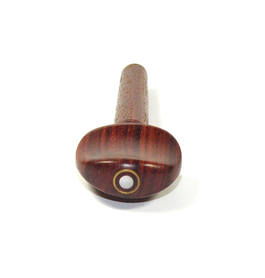 New 1/4 size set of 4 rosewood violin tuning pegs mother of pearl Parisian eye