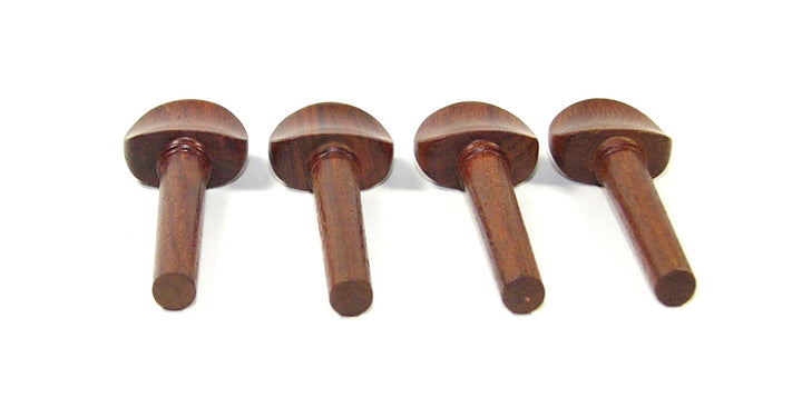 New 1/4 size set of 4 rosewood violin tuning pegs mother of pearl Parisian eye