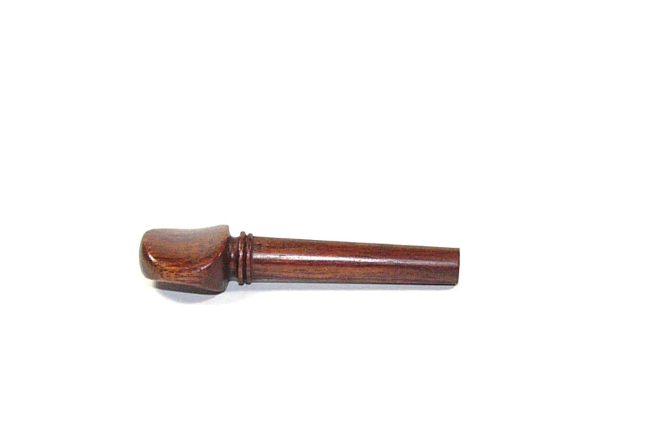 1/10 size set of 4 rosewood violin tuning pegs mother of pearl inlay