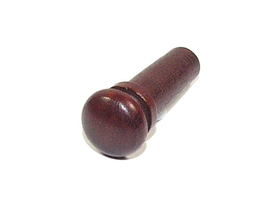 1/10 size rosewood violin end pin button stud mother of pearl inlay