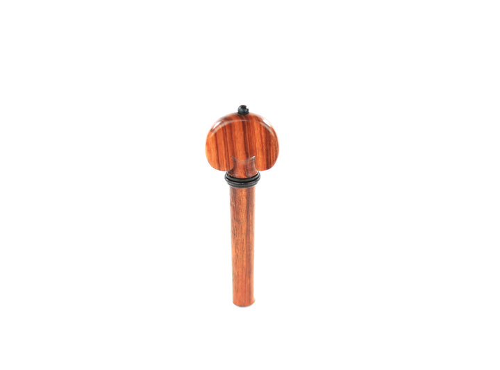Set of 4 rosewood heart shaped violin tuning pegs 1/8 size