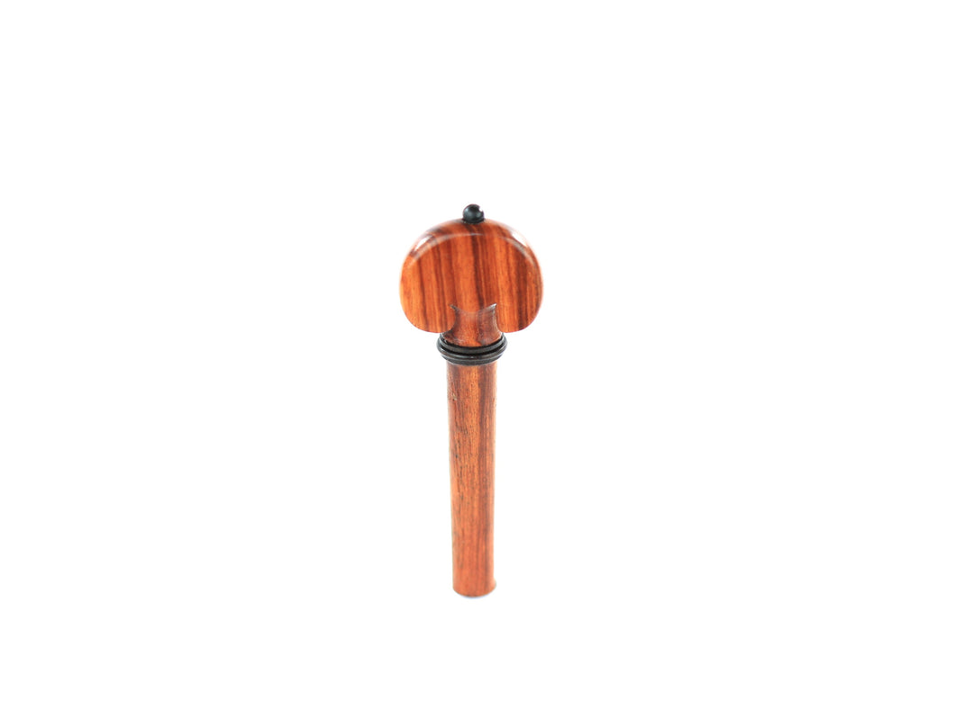 Set of 4 rosewood heart shaped violin tuning pegs 3/4 size
