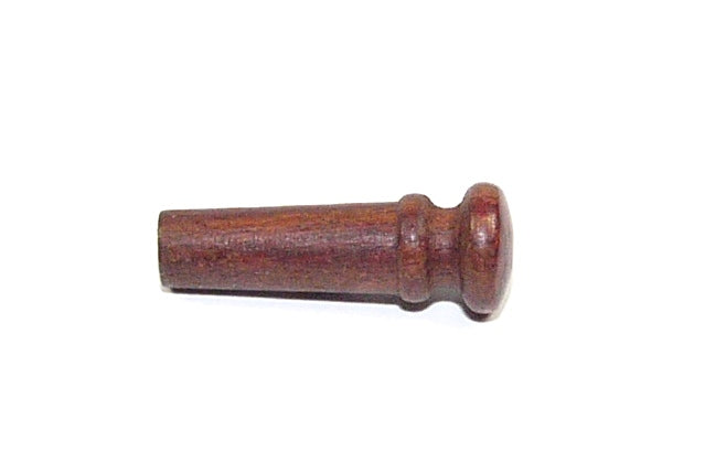 Rosewood Violin End Pin Button Stud Mother of Pearl Inlay