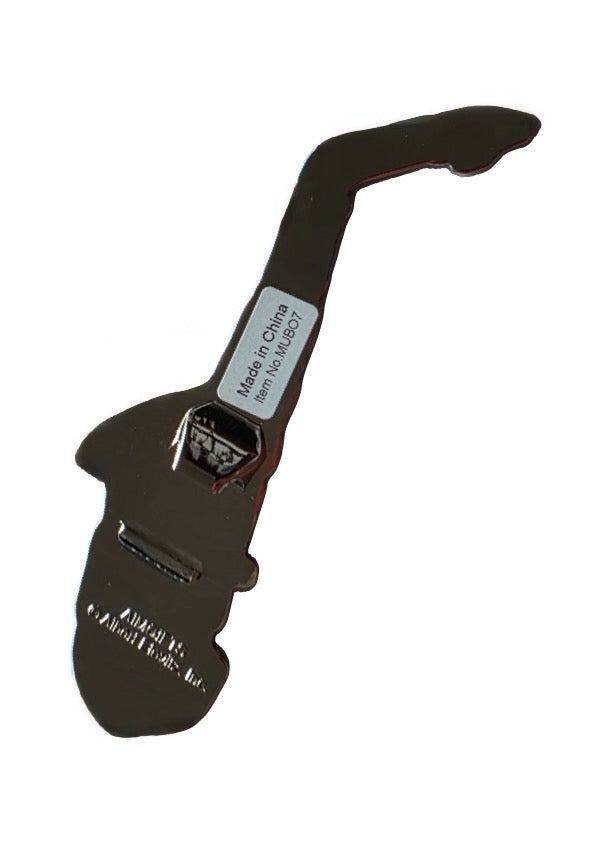 AIM Saxophone Design Bottle Opener – Durable Chrome Finish
