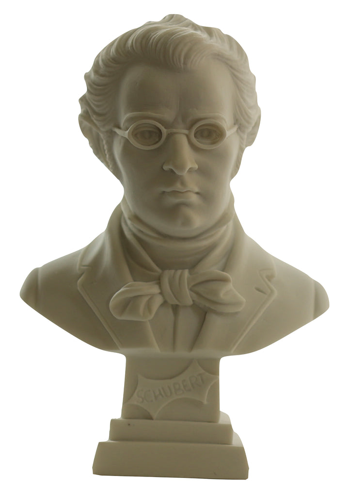 A. Giannelli Mini Franz Schubert Alabaster Bust – Mini, Made in Italy