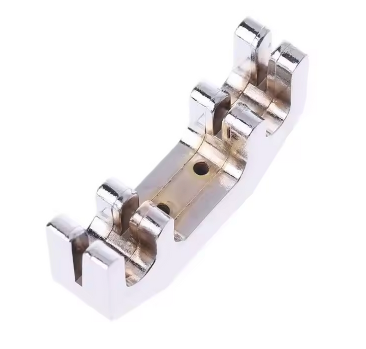 New 4 prong chrome metal practice mute 4/4 - 3/4 violin extra quiet