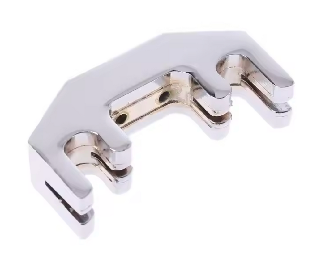 New 4 prong chrome metal practice mute 4/4 - 3/4 violin extra quiet