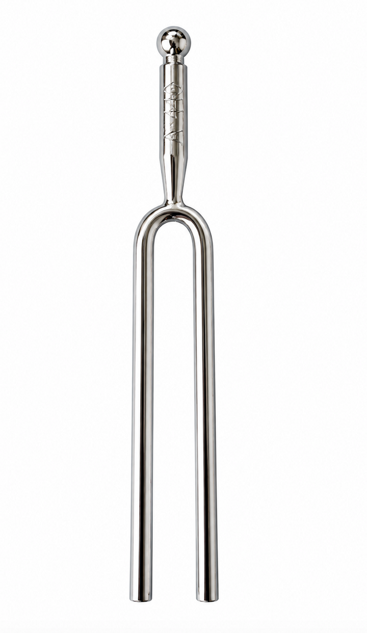FOM Tuning Fork A-440 - Steel, with Black Leatherette Pouch