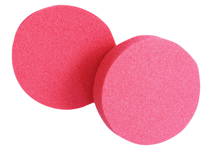 2 round rubber sponge violin viola shoulder rest fits all sizes