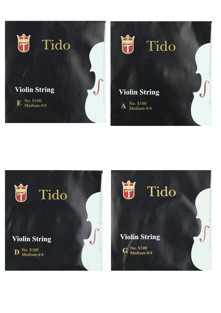 Tido brand violin string set wound with metal core