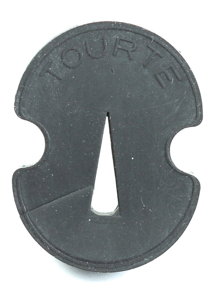 Original tourte single hole black rubber cello violoncello mute 3/4 4/4 Size