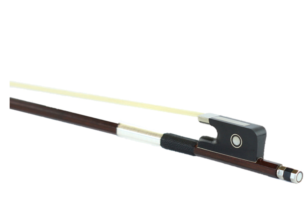 16" viola bow octagonal brazilwood stick ebony frog