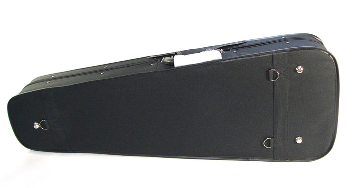 Deluxe size adjustable (14”-16.5”) black blue dart viola case many features