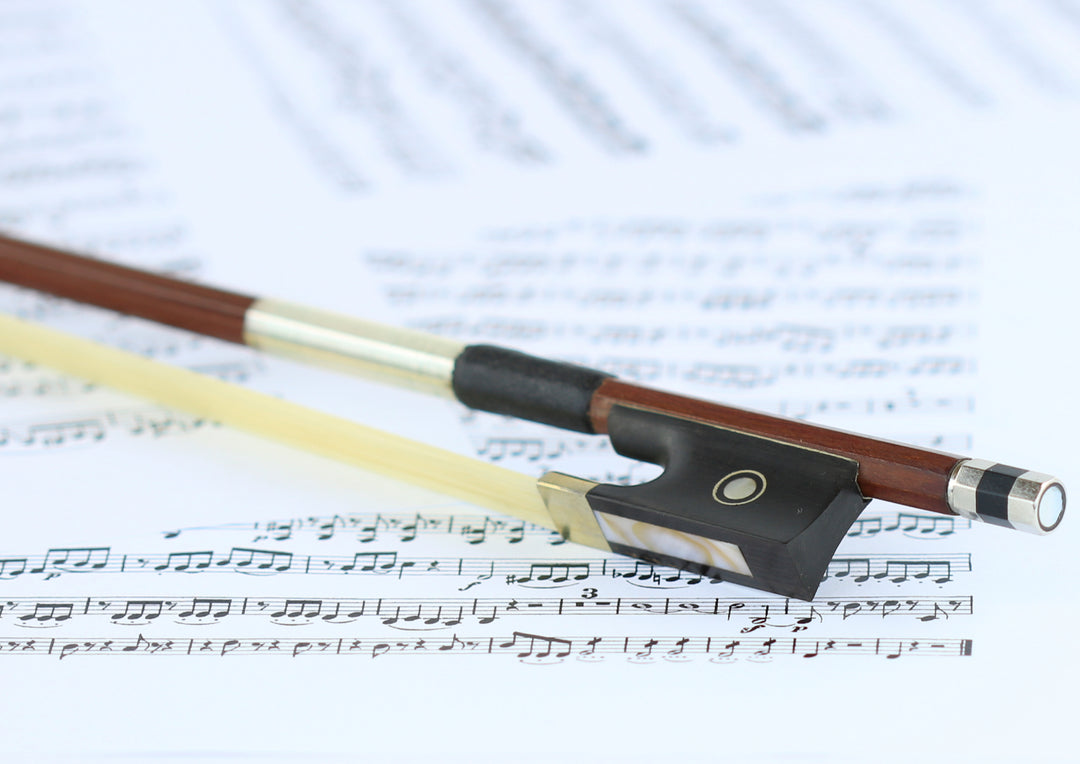 Violin bow octagonal brazilwood stick ebony frog