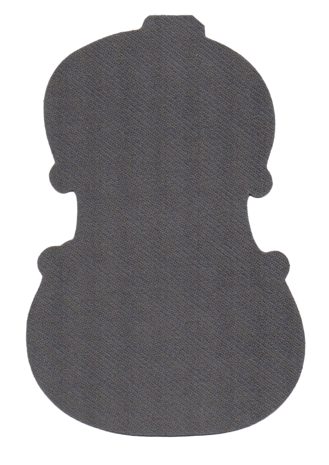 Die Cut Violin Computer Mouse Pad Fabric Top &amp; Rubber Base