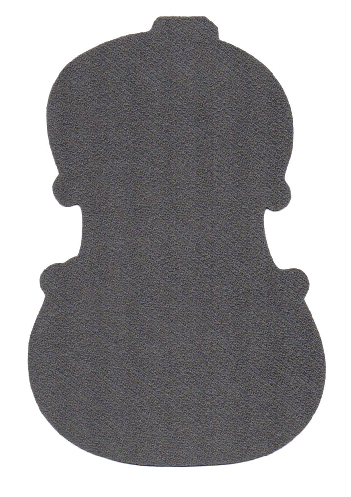 Die Cut Violin Computer Mouse Pad Fabric Top &amp; Rubber Base