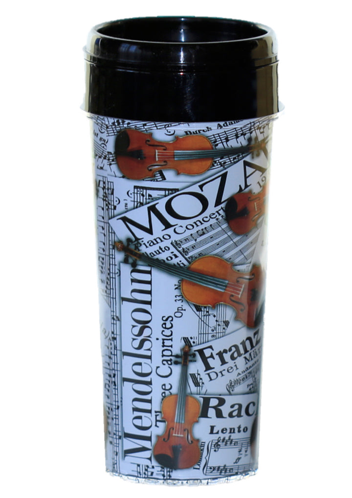 AIM Gifts Violin &amp; Viola Travel Tumbler with Lid