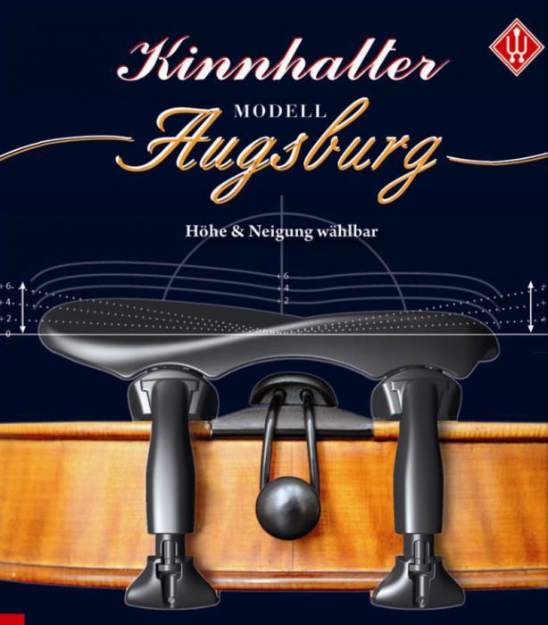 Wittner Augsburg centre violin chin rest tilt &amp; height adjustable