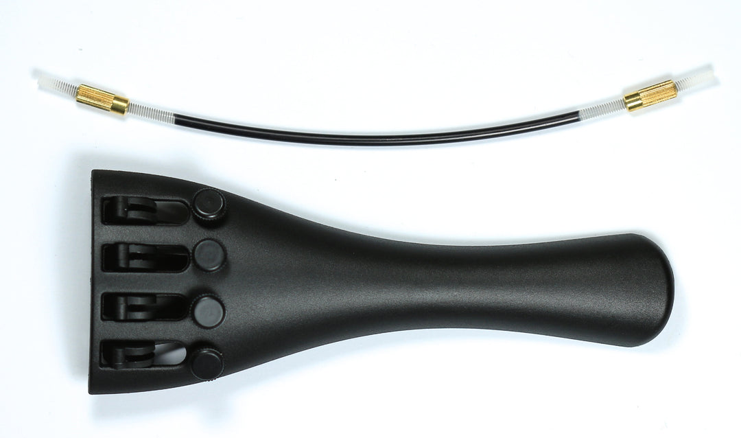 Wittner ultralight violin tailpiece built in adjusters &amp; nylon tie
