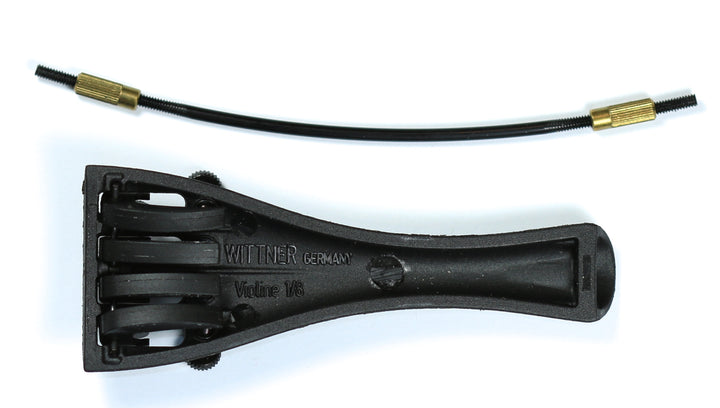 Wittner ultralight violin tailpiece built in adjusters &amp; nylon tie