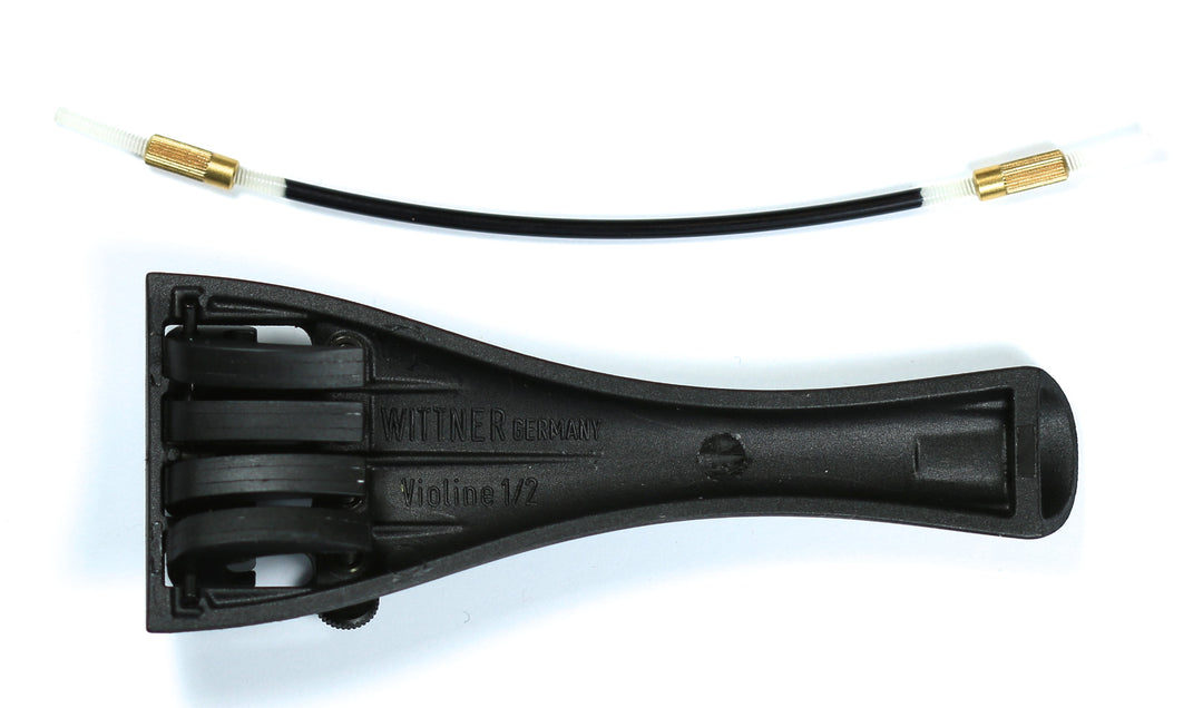 Wittner ultralight violin tailpiece built in adjusters &amp; nylon tie