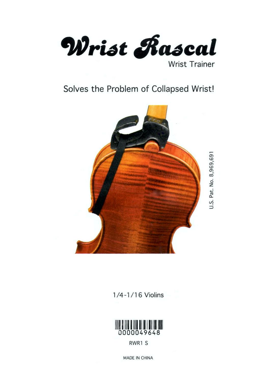 Wrist Rascal Violin &amp; Viola Left Hand Posture Developing Correcting Aid