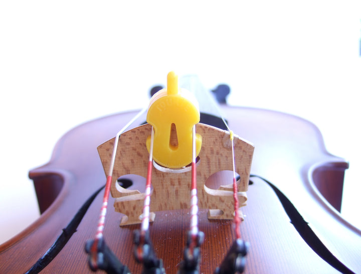 Original tourte single hole rubber violin viola mute 3/4 - 4/4 size