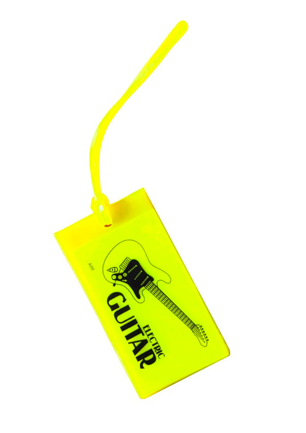 AIM Gifts Silicone Bag Tag - Electric Guitar