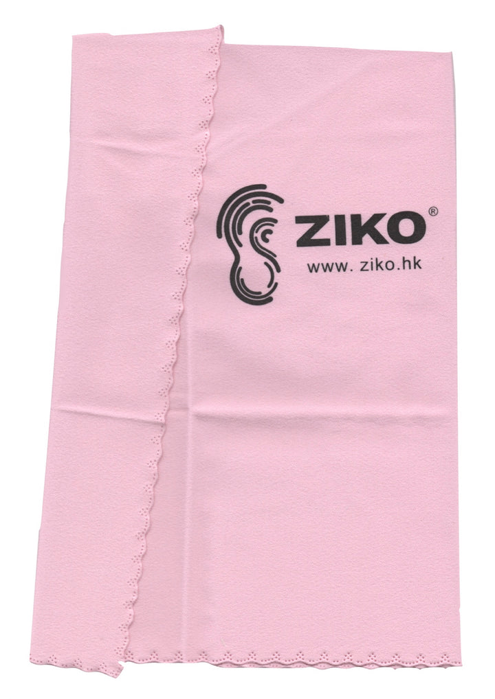 Pink ZIKO brand polymer nanometer velour musical instrument cleaning cloth